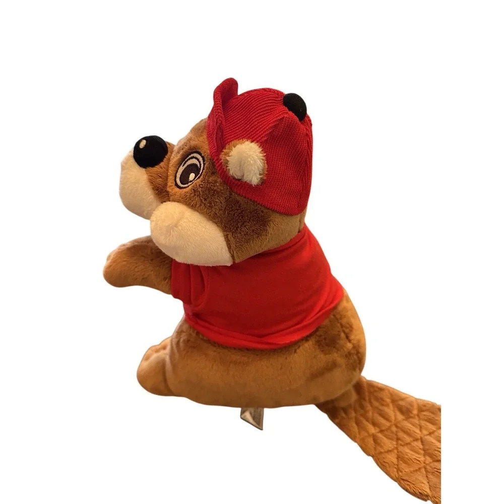 Buc-ee's Beaver Mascot Plush  Stuffed Animal Red Shirt &‎ Hat 10